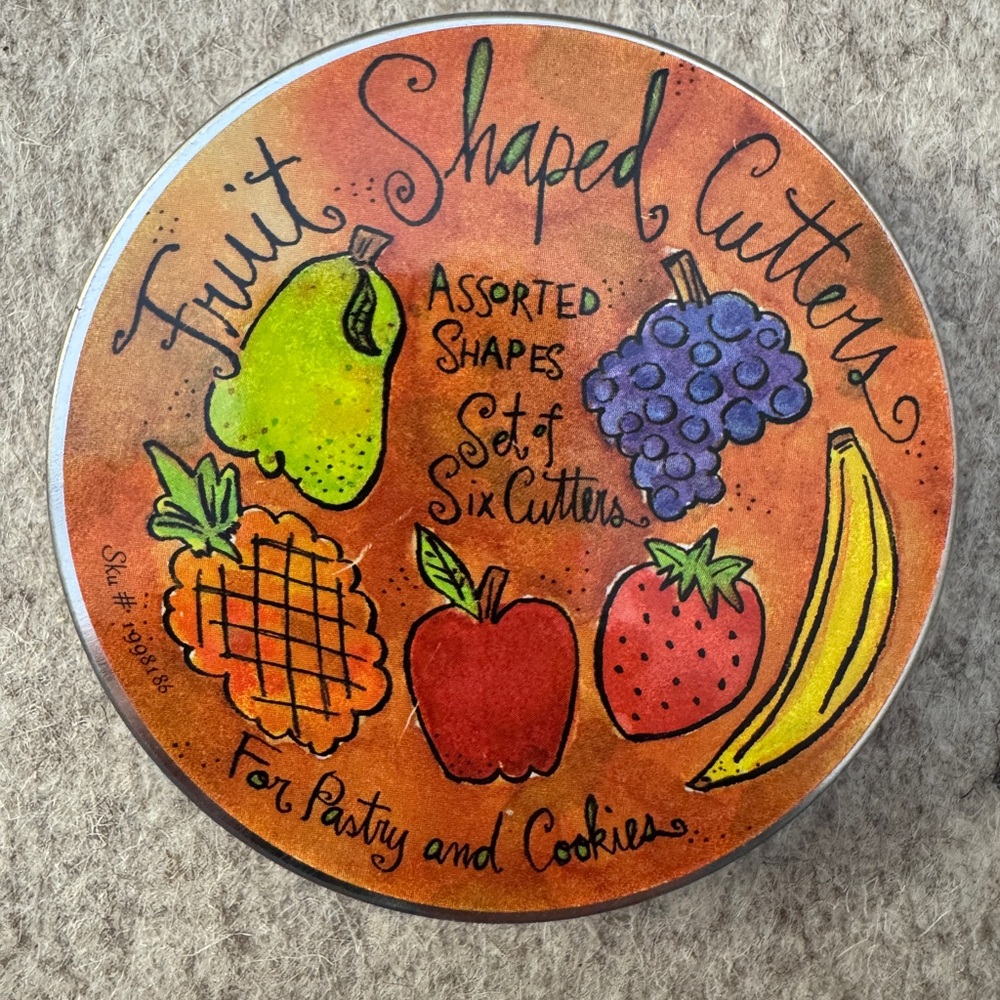 🏝️Fruit cookie cutters